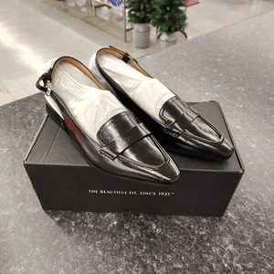 Naturalizer Garner Slingpumps Größe 7,5 M schwarz niedriger Absatz Snip Toe Pumps Schuhe neu - Bild 1 von 10