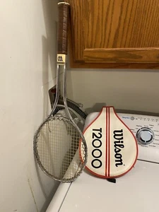 Vintage Wilson T2000 Jimmy Connors Stahl Tennisschläger besaitet - Bild 1 von 11
