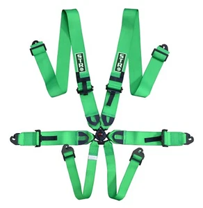 Grüner 6-Punkt Renn-Gurt FIA 8853-2016 2030 Sicherheitsgurt IVA Safe - STR - Bild 1 von 4