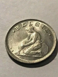 1928/3 Belgium 50Centimes Dutch Legend Unc+ #16607 - Picture 1 of 3