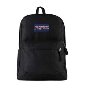 Brand New Jansport SuperBreak Classic School Backpack-Black - Picture 1 of 5
