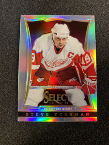 2013-14 Panini Select Hockey STEVE YZERMAN Silver Prizm Refractor SP #171