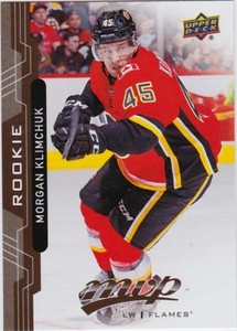 18-19 2018-19 UD MVP Morgan Klimchuk ROOKIE INSERT RC #225-Senators