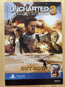 Juego Vintage Uncharted 3 Playstation 3 PS3 Publicidad Original 785 - Imagen 1 de 1
