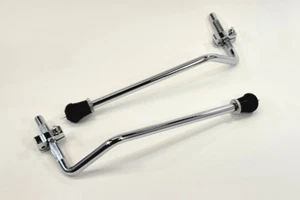 ddrum Curved Bass Drum Spurs Bass Drum Spurs / Legs (Pair) for 12.7mm Brackets - Picture 1 of 5