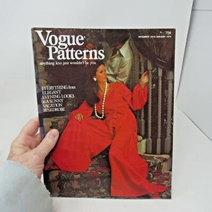 Vintage Vogue Patterns magazine Dec 1972/Jan 1973 - Picture 1 of 8