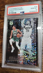 2019 Black Giannis Antetokounmpo SILVER /65 #34 PSA 10! POP 5! MVP! - Picture 1 of 2