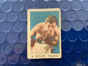 FIGURINA ANNI 40 PUGILATO SPOLDI - Imagen 1 de 2