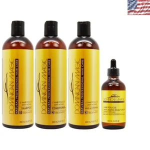 Ultra-Rich Anti-Aging Shampoo & Conditioner Set + Smoothing Balm & Scalp Serum - Picture 1 of 2