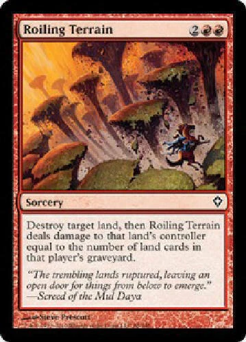 4x Roiling Terrain - LP - Worldwake  - mtg SPARROW MAGIC - Image 1 of 1