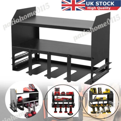 Impact Driver Tool Rack Drill Storage Workshop Organiser For Milwaukee Makita UK