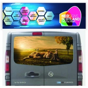 Heckklappenfolie für Vauxhall/Opel Vivaro Air Release Vinyl VIV007 - Bild 1 von 1