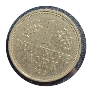 Germany 1 Deutsche Mark 1992 D Coin German Eagle - Picture 1 of 2