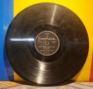 Sapphire Records 1950s Era Compilation 78rpm 10" 4 Songs/Artists - Picture 1 of 12
