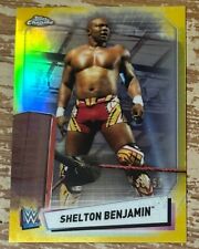 2021 Topps Chrome WWE Shelton Benjamin Gold Refractor Card #’d 36/50!!