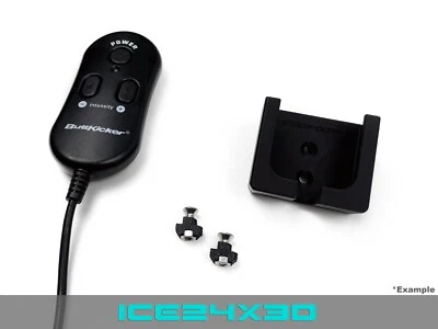 ICE24X3D Supporto Telecomando per ButtKicker Gamer 2 - Supporto per Profilo in Alluminio e Sim Rig