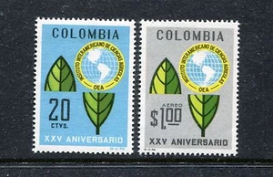 Mapa Globo Colombia 786, C511, MNH, Emblema Instituto 1969. x23038 - Imagen 1 de 1