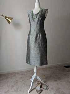 Kay Unger Silk Dress 2 gray multicolor - Bild 1 von 12
