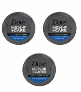 3-PACK Dove Men+Care Ultra Hydra Hydrating Cream Moisturizer USA - Picture 1 of 3
