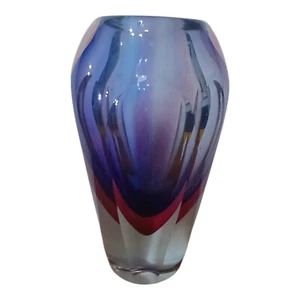 The Badash Crystal Essence Violet Vase 9" High Tall - Picture 1 of 8