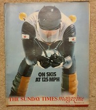 SUNDAY TIMES MAGAZINE - September 10, 1978 - Ski 200 kph David Owen Alice Angola