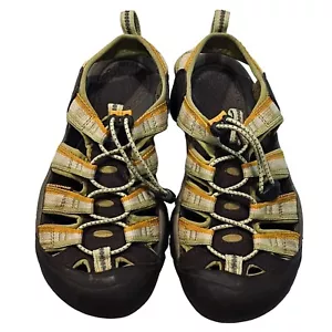 Keen Women's Size 6 Newport H2 Waterproof Backstrap Sandals Green/Yellow - Picture 1 of 11