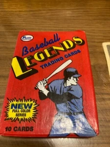 New Two {2} 1988 Pacific BASEBALL LEGENDS Factory Sealed Pack & Bonus - Picture 1 of 1