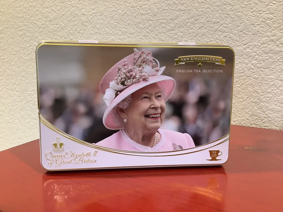 Queen Elizabeth II English Pure Ceylon Tea Selection "COLLECTORS TIN" UK Royalty