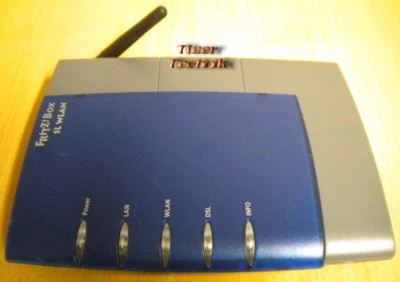 Fritz!Box SL WLAN Router Blau ADSL ADSL2+ 1x LAN-Port 1x USB * nw311 - Bild 1 von 2