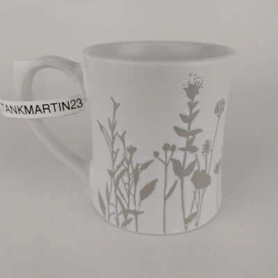 Taza de café ELI + ANA 17 oz taza de té taza de cerámica 2023 Wildflower Ridge gris gris Foto 1 de 4