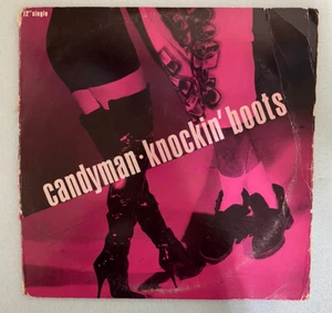 1990 - CANDYMAN - KNOCKIN' BOOTS / KEEP ON WATCHA DOIN' - EPIC RECORDS ORIGINAL - Picture 1 of 3