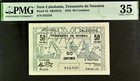 New Caledonia 50 Centimes Pick# 54 1943 Pmg 35 Very Fine Banknote