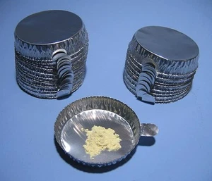 ALUMINUM WEIGH BOATS LARGE 2.75"  Dia. (COUNT 100) - Picture 1 of 1