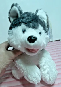 Artic Circle Ent. Alaskan Friends "Mush" White Siberian Husky 14" Plush - Picture 1 of 11