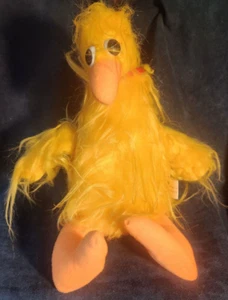 Peluche classico giallo peloso marca Etone vintage premio carnevale - Foto 1 di 4
