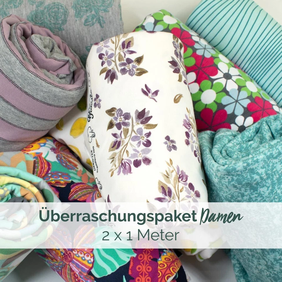 Überraschungsstoff Damen - 2x1 Meter (Preis = 1 Paket) - Bild 1 von 1