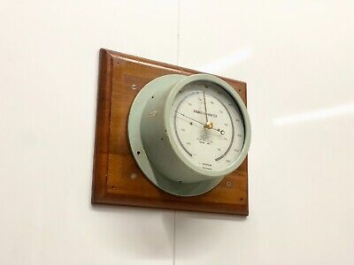 Utsuki Keiki Antique Maritime Nautical Ship Aneroid Barometer - Made In Japan • 342.61$