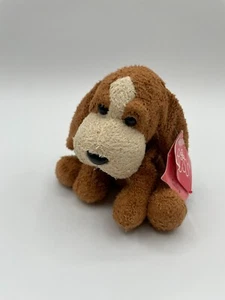 Russ Berrie Luv Pets Bailey Welpe Hund 5 Zoll braun Sitzsack Plüschhund mit Etikett - Bild 1 von 11