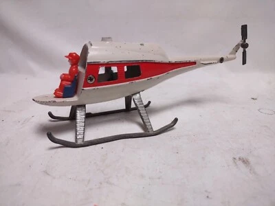 VINTAGE 1975 GABRIEL DIE CAST METAL HELICOPTER Parts - Image 1 of 4
