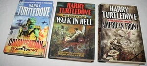 3 signed/inscribed Harry Turtledove hardback first edition books Colonisation + - Picture 1 of 12