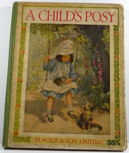 A Child's Posy Verses from New Year Time Antique book 1927 old children's annual - Picture 1 of 17