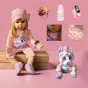 24 inch silicone vinyl doll with deluxe accessories.Realistic. - Picture 1 of 10
