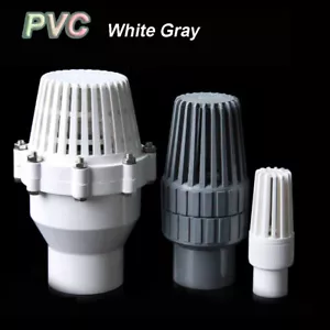 Check Valve PVC Bottom Valve One-way Check Valve Suction Pump Water Inlet Pipe - Picture 1 of 8