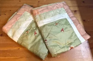 2er Set Kissenbezüge Mehrfarbig 20"x26" Sham Only Grün Creme Pfirsich Rost - Bild 1 von 11