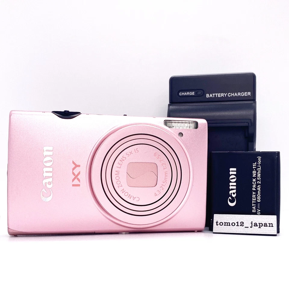 Canon IXY 220F Pink PowerShot ELPH 110 IXUS 125HS 16.1MP 5x zoom Digital camera - Image 1 of 4