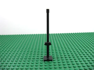 Vintage LEGO Black Boat Mast 2x2x9 2/3 (9.5cm) Slot on Top 6057 6261 6267 #4318 - Picture 1 of 2