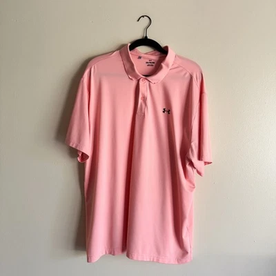 Camisa Polo Under Armour Peach Manga Corta The Performance - XXL Foto 1 de 4