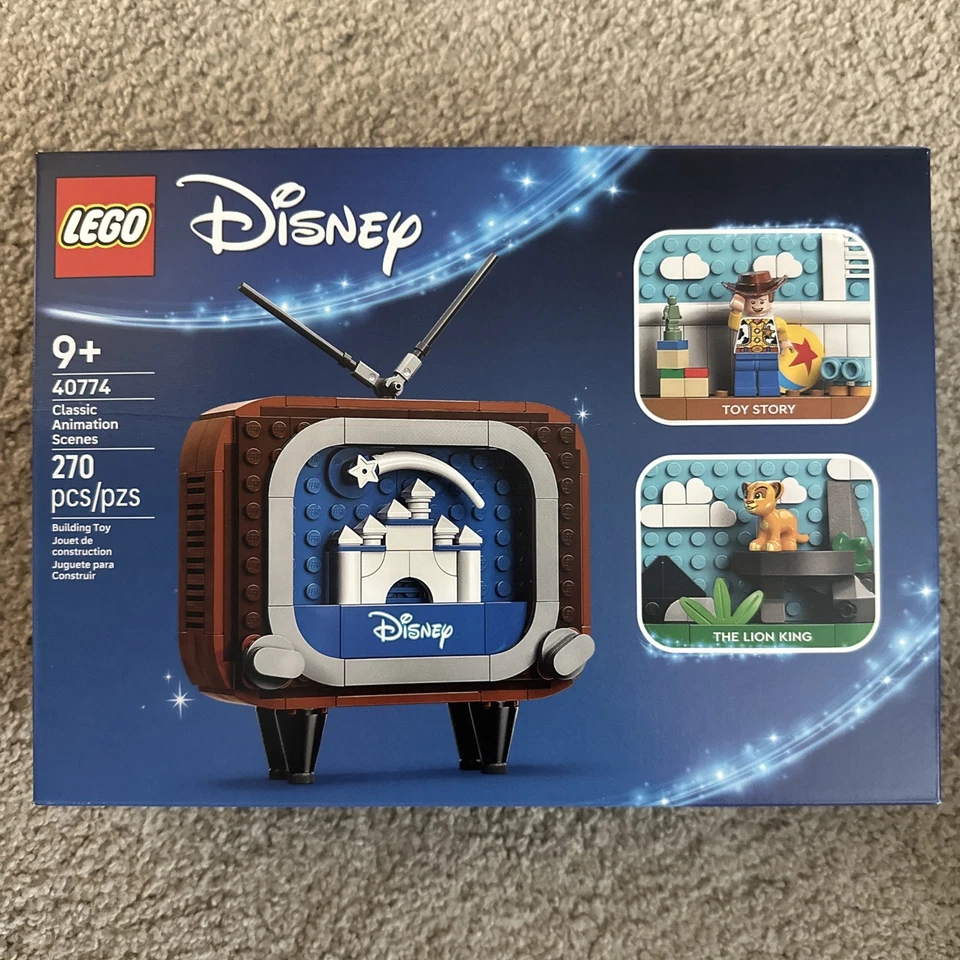 LEGO Disney 40774 Classic Animation Scenes TV -  Woody Simba Toy Story Lion King - Image 1 of 1