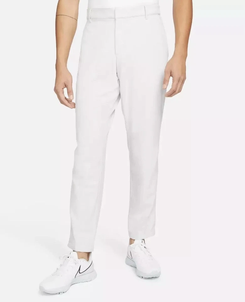 NIKE Mens Golf Pants DRI-FIT Vapor Slim 31X32 DA3062-025 Photon Dust Breathable
