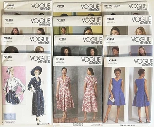 Lot of 12 Vogue Patterns 2020s Mixed Ladies' Garments and Sizes Uncut - Picture 1 of 4